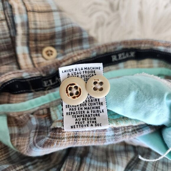 Tommy Bahama 100% Linen Bermuda Shorts Men 36 Plaid Flat Front Lightweight Beach - Picture 7 of 14